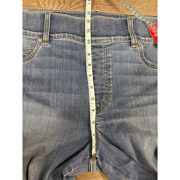 SPANX NWT Straight Leg Vintage Indigo 1X - Picture 7 of 12